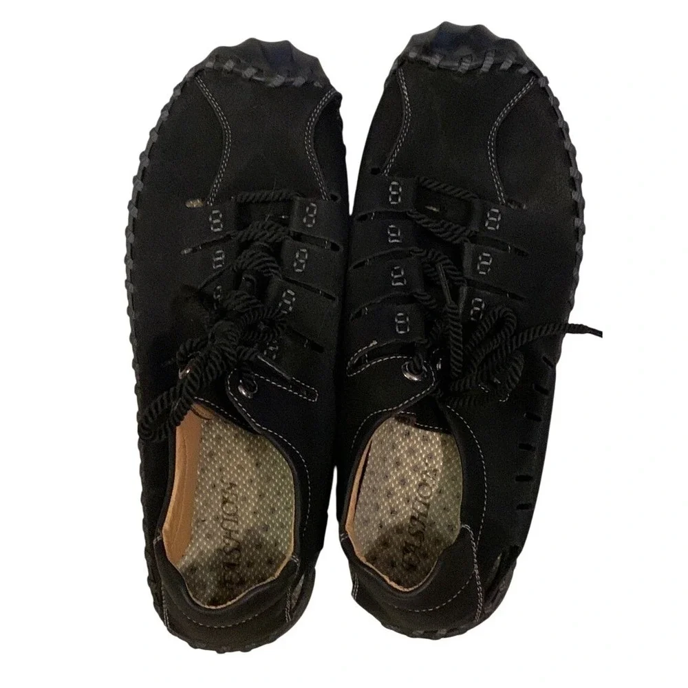 Men's black sandals, in like‎ new condition